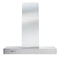 30Inch Convertible WallMount Chimney Range Hood w/ Heat Sentry, 370 CFM,