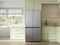 Bespoke 23 cu. ft. Counter Depth 4-Door French Door Refrigerator with AI Hybrid Cooling & Beverage Center in Stainless Steel