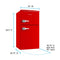 3.0 Cu. Ft. Retro Compact Refrigerator