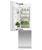 Integrated Refrigerator Freezer, 24", Ice & Water