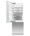 Integrated Refrigerator Freezer, 30", Ice & Water