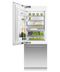 Integrated Refrigerator Freezer, 30", Ice & Water