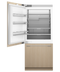 Integrated Refrigerator Freezer, 36", 19,2 cu ft, Ice & Water