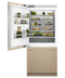 Integrated Refrigerator Freezer, 36", 19,2 cu ft, Ice & Water