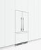 36" Series 7 Integrated French Door Refrigerator Freezer, Ice