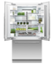 36" Series 7 Integrated French Door Refrigerator Freezer, Ice & Water