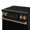 30 Inch Professional Electric Range With Tilt Panel Touch Control In Black/bronze Gordon Ramsay Series