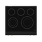 30 Inch Professional Electric Range With Tilt Panel Touch Control In Black/bronze Gordon Ramsay Series
