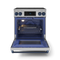 30 Inch Professional Electric Range With Tilt Panel Touch Control In Stainless Steel/navy Blue Gordon Ramsay Series
