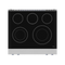 30 Inch Professional Electric Range With Tilt Panel Touch Control In Stainless Steel/navy Blue Gordon Ramsay Series