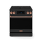 30 Inch Professional Electric Range With Tilt Panel Touch Control In Black/rose Gold Gordon Ramsay Series