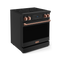 30 Inch Professional Electric Range With Tilt Panel Touch Control In Black/rose Gold Gordon Ramsay Series