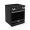 30 Inch Professional Electric Range With Tilt Panel Touch Control In Black/stainless Steel Gordon Ramsay Series