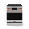 30 Inch Professional Electric Range With Tilt Panel Touch Control In Stainless Steel/rose Gold Gordon Ramsay Series