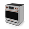 30 Inch Professional Electric Range With Tilt Panel Touch Control In Stainless Steel/rose Gold Gordon Ramsay Series