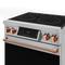 30 Inch Professional Electric Range With Tilt Panel Touch Control In Stainless Steel/rose Gold Gordon Ramsay Series