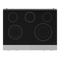 36 Inch Professional Electric Range With Tilt Panel Touch Control In Stainless Steel Gordon Ramsay Series