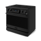 36 Inch Professional Electric Range With Tilt Panel Touch Control In Black Gordon Ramsay Series
