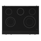 36 Inch Professional Electric Range With Tilt Panel Touch Control In Black Gordon Ramsay Series