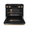 36 Inch Professional Electric Range With Tilt Panel Touch Control In Black/bronze Gordon Ramsay Series