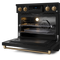 36 Inch Professional Electric Range With Tilt Panel Touch Control In Black/bronze Gordon Ramsay Series