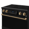 36 Inch Professional Electric Range With Tilt Panel Touch Control In Black/bronze Gordon Ramsay Series