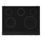 36 Inch Professional Electric Range With Tilt Panel Touch Control In Black/bronze Gordon Ramsay Series