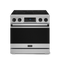 36 Inch Professional Electric Range With Tilt Panel Touch Control In Stainless Steel/black Gordon Ramsay Series