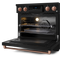 36 Inch Professional Electric Range With Tilt Panel Touch Control In Black/rose Gold Gordon Ramsay Series