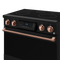 36 Inch Professional Electric Range With Tilt Panel Touch Control In Black/rose Gold Gordon Ramsay Series