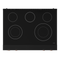 36 Inch Professional Electric Range With Tilt Panel Touch Control In Black/rose Gold Gordon Ramsay Series
