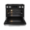 36 Inch Professional Electric Range With Tilt Panel Touch Control In Black/stainless Steel Gordon Ramsay Series