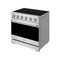 36 Inch Professional Electric Range In Stainless Steel Gordon Ramsay Series