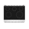 36 Inch Professional Electric Range In Stainless Steel Gordon Ramsay Series