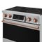 36 Inch Professional Electric Range With Tilt Panel Touch Control In Stainless Steel/rose Gold Gordon Ramsay Series