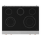 36 Inch Professional Electric Range With Tilt Panel Touch Control In Stainless Steel/rose Gold Gordon Ramsay Series