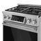 30 Inch Professional Gas Range With Tilt Panel Touch Control In Stainless Steel Gordon Ramsay Series