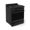 30 Inch Professional Gas Range With Tilt Panel Touch Control In Black Gordon Ramsay Series