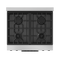 30 Inch Professional Gas Range With Tilt Panel Touch Control In Stainless Steel/black Gordon Ramsay Serie