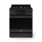 30 Inch Professional Lp Range With Tilt Panel Touch Control In Matte Black/blue Gordon Ramsay Series