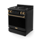 30 Inch Professional Lp Range With Tilt Panel Touch Control In Matte Black/bronze Gordon Ramsay Series