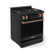 30 Inch Professional Lp Range With Tilt Panel Touch Control In Matte Black/rose Gold Gordon Ramsay Series