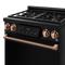 30 Inch Professional Lp Range With Tilt Panel Touch Control In Matte Black/rose Gold Gordon Ramsay Series