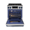 30 Inch Professional Gas Range With Tilt Panel Touch Control In Stainless Steel/blue Gordon Ramsay Series
