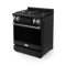 30 Inch Professional Gas Range With Tilt Panel Touch Control In Matte Black/stainless Steel Gordon Ramsay Series
