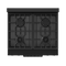 30 Inch Professional Gas Range With Tilt Panel Touch Control In Matte Black/stainless Steel Gordon Ramsay Series