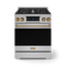 30 Inch Professional Lp Range With Tilt Panel Touch Control In Stainless Steel/bronze Gordon Ramsay Series
