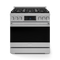 36 Inch Professional Gas Range With Tilt Panel Touch Control In Stainless Steel Gordon Ramsay Series