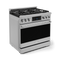 36 Inch Professional Gas Range With Tilt Panel Touch Control In Stainless Steel Gordon Ramsay Series