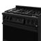 36 Inch Professional Gas Range With Tilt Panel Touch Control In Black Gordon Ramsay Series